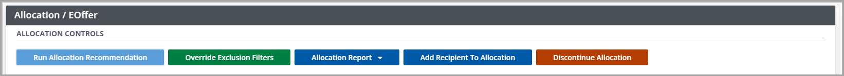 Example - Expanded allocation controls.